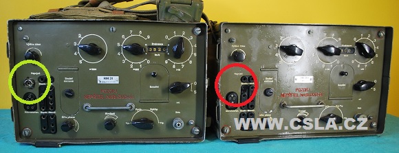 Vrobn varianty zkladn radiostanice RM-31
